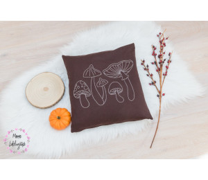 ADVENTSKALENDER 15. Dezember - Stickserie Pilzwald Doodle Appli